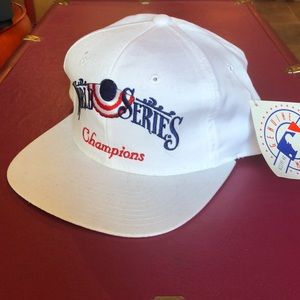 MLB World Champions Snap Back hat.